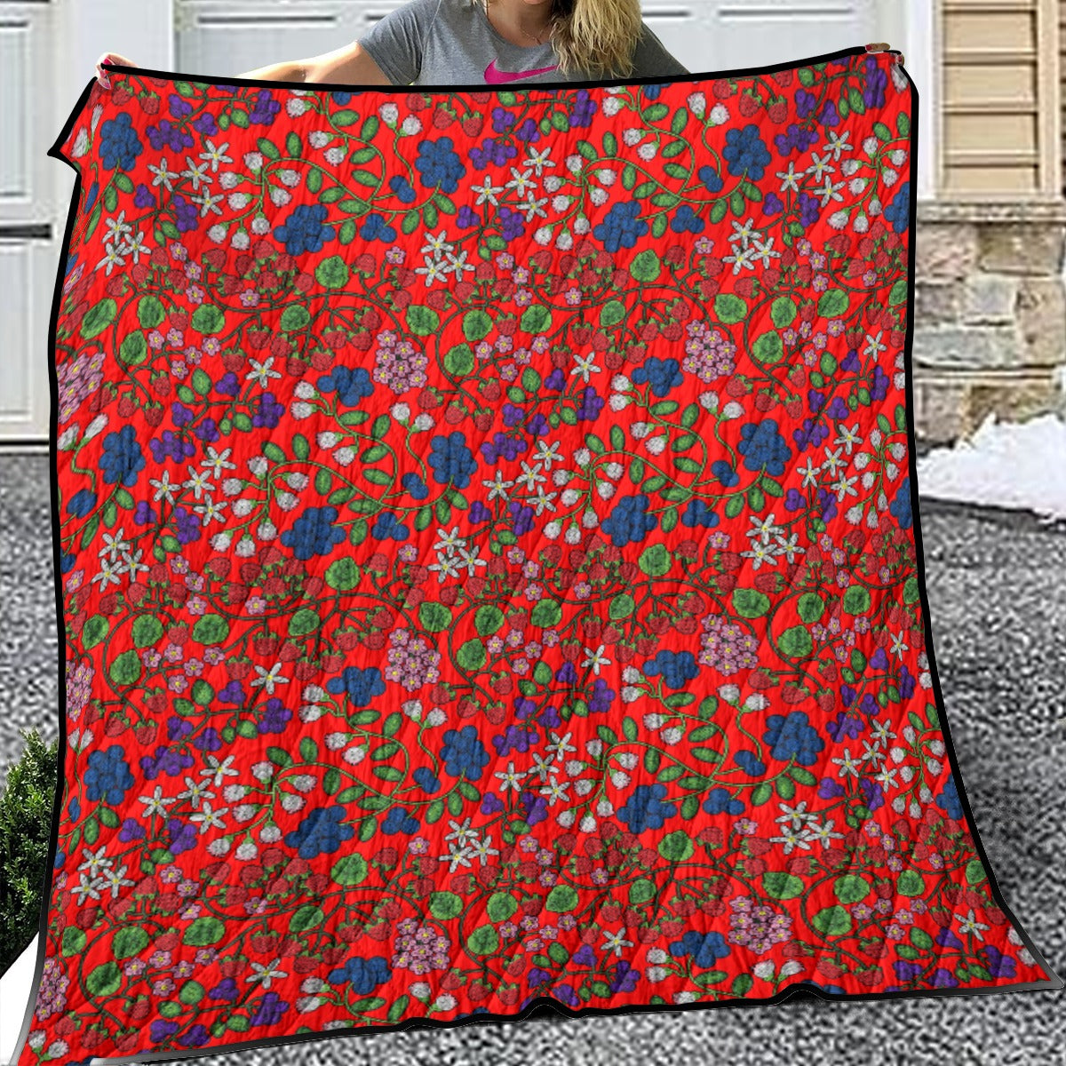 Takwakin Harvest Fire Lightweight & Breathable Quilt With Edge-wrapping Strips