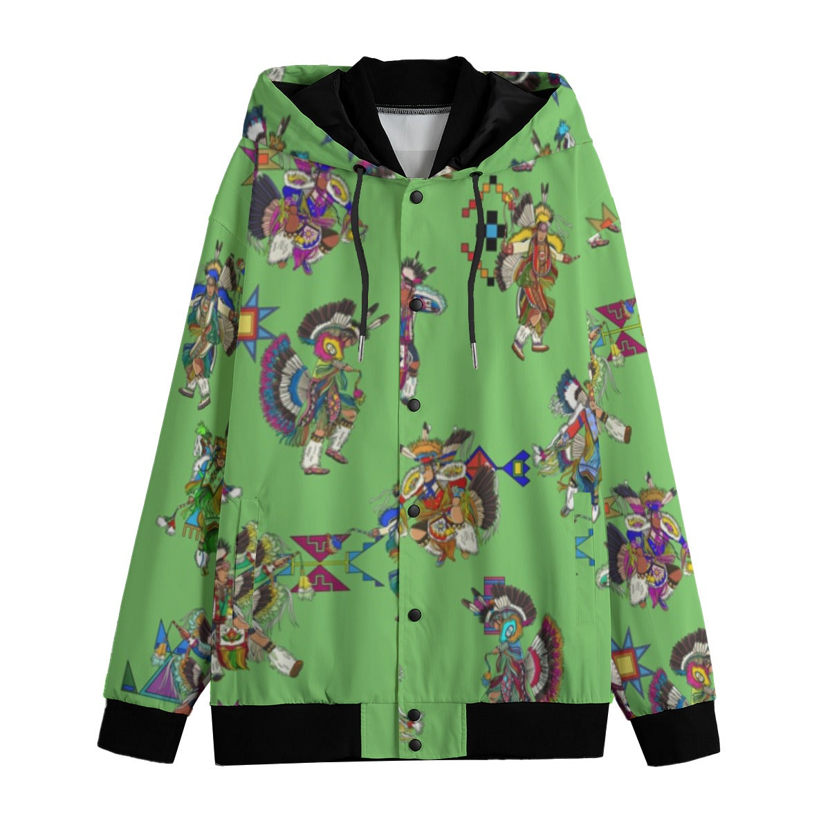 Men's Fancy Dancers Grass Men's Varsity Jacket