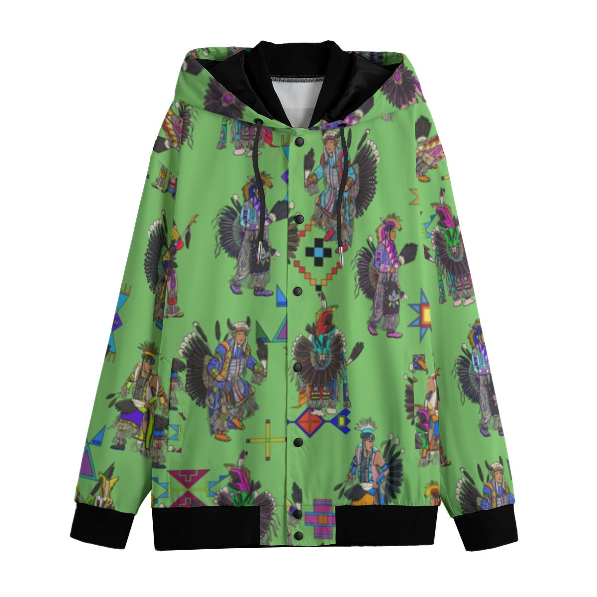 Men's Tradish Dancers Grass Men's Varsity Jacket