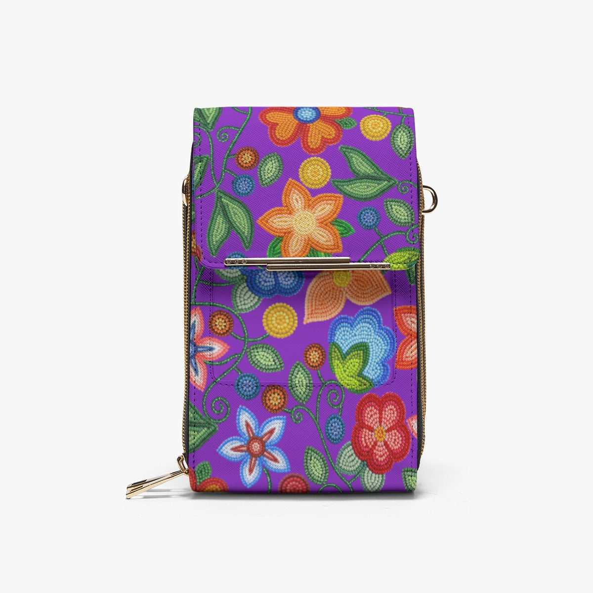Morning Harmony Purple Mobile Phone Chest Bag