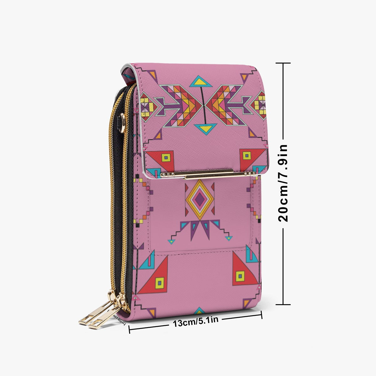 Scattered Generations Pink Mobile Phone Chest Bag
