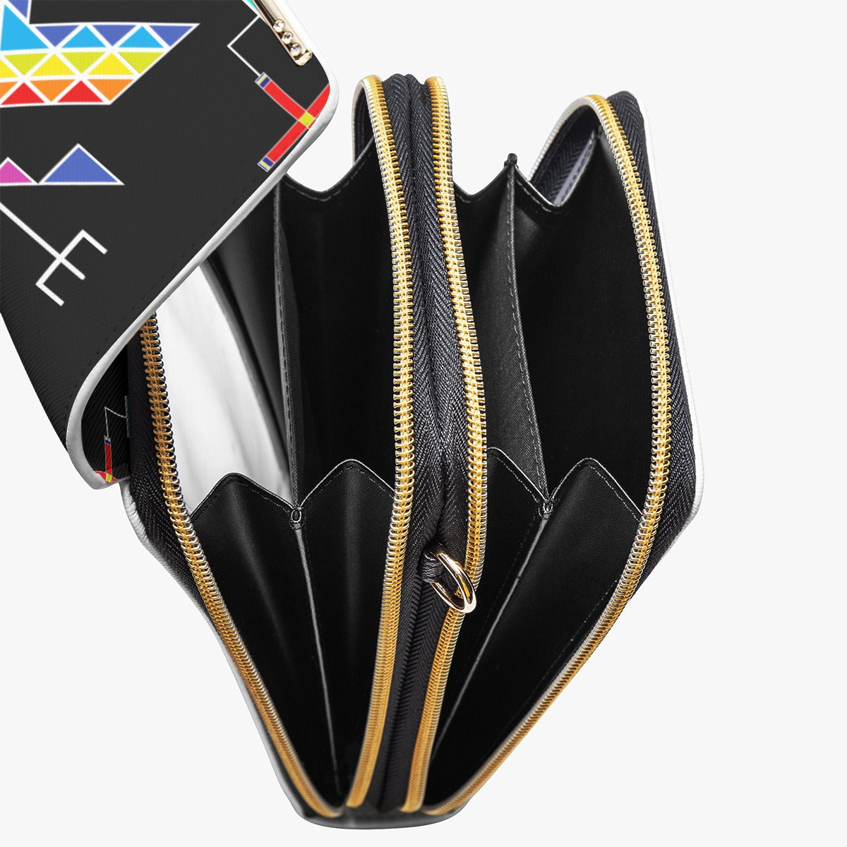 Rainy Chief Rainbow Black Mobile Phone Chest Bag
