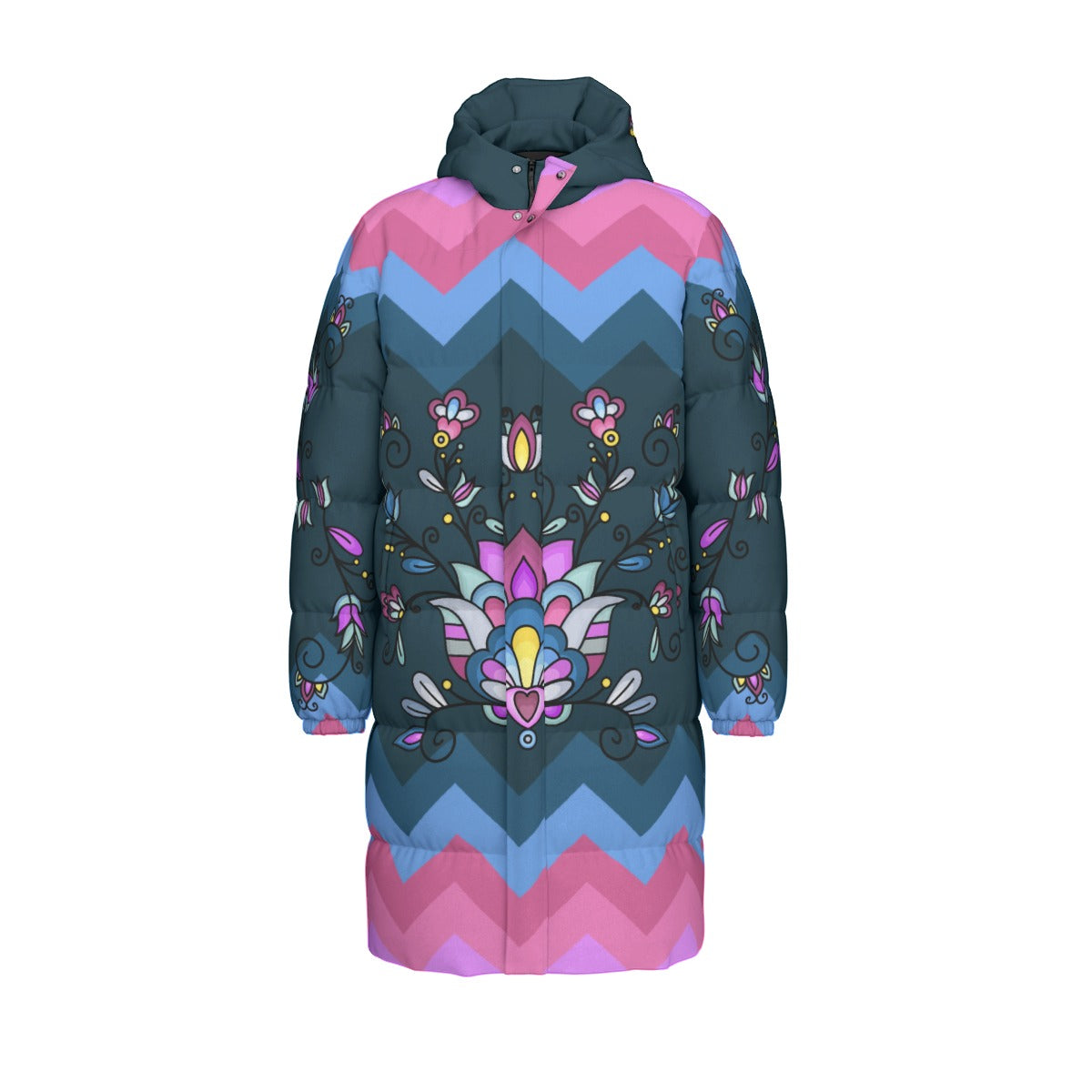 Autumn Bundle Blessing Unisex Long Down Jacket