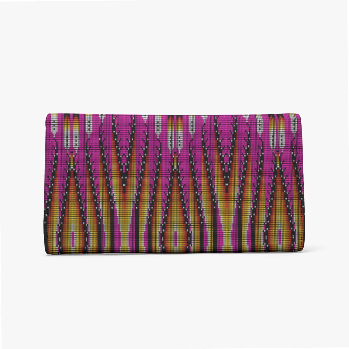 Fire Feather Pink Foldable Wallet