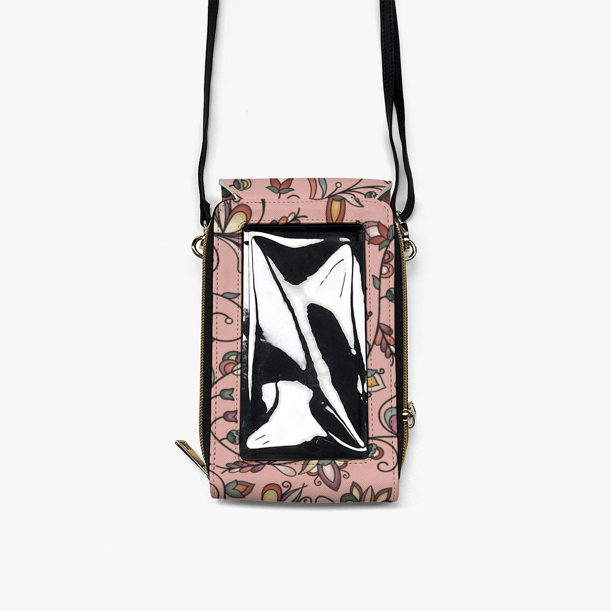 Burnt Sky Petals Peach Mobile Phone Chest Bag