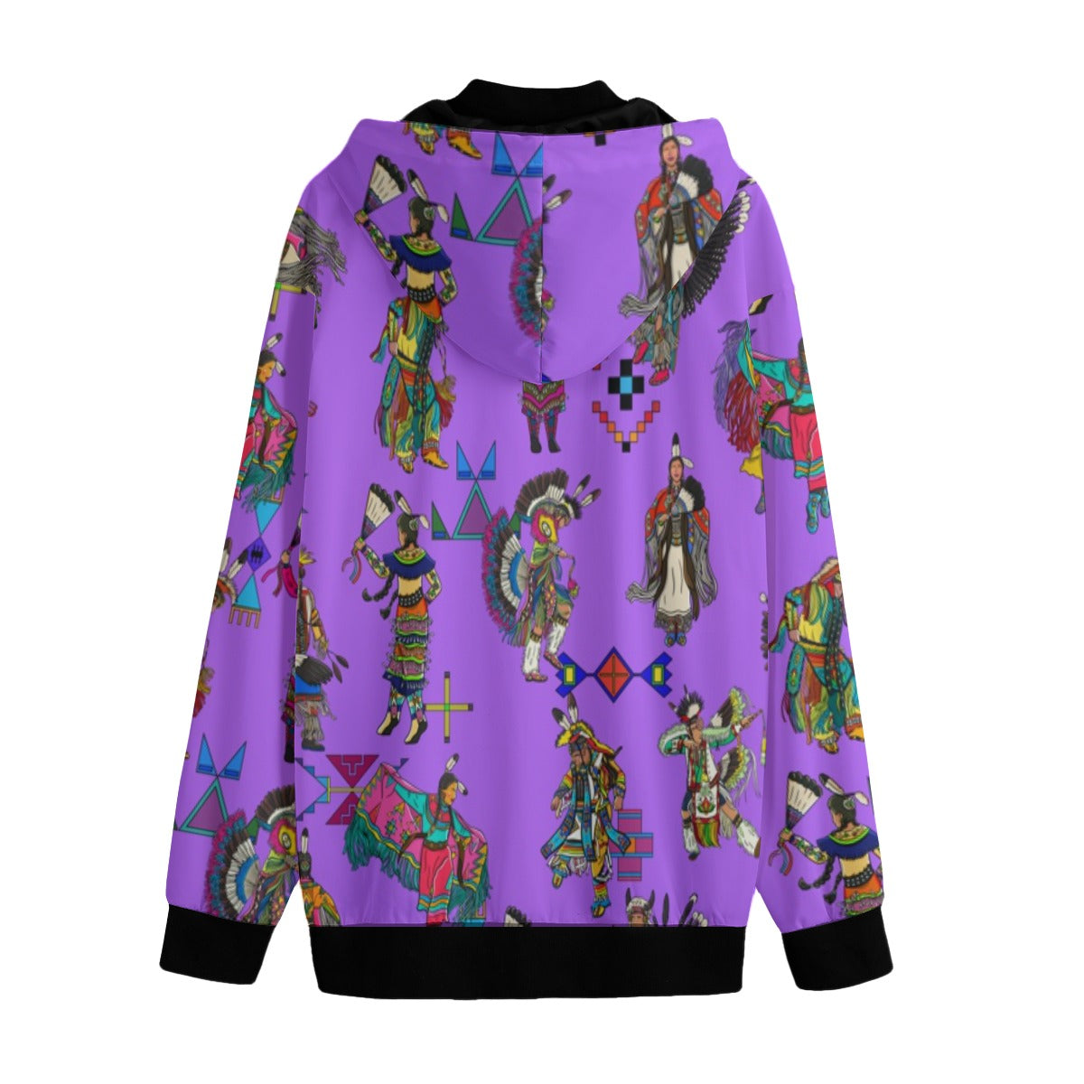 Grand Entry Dancers Purple Men's Varsity Jacket
