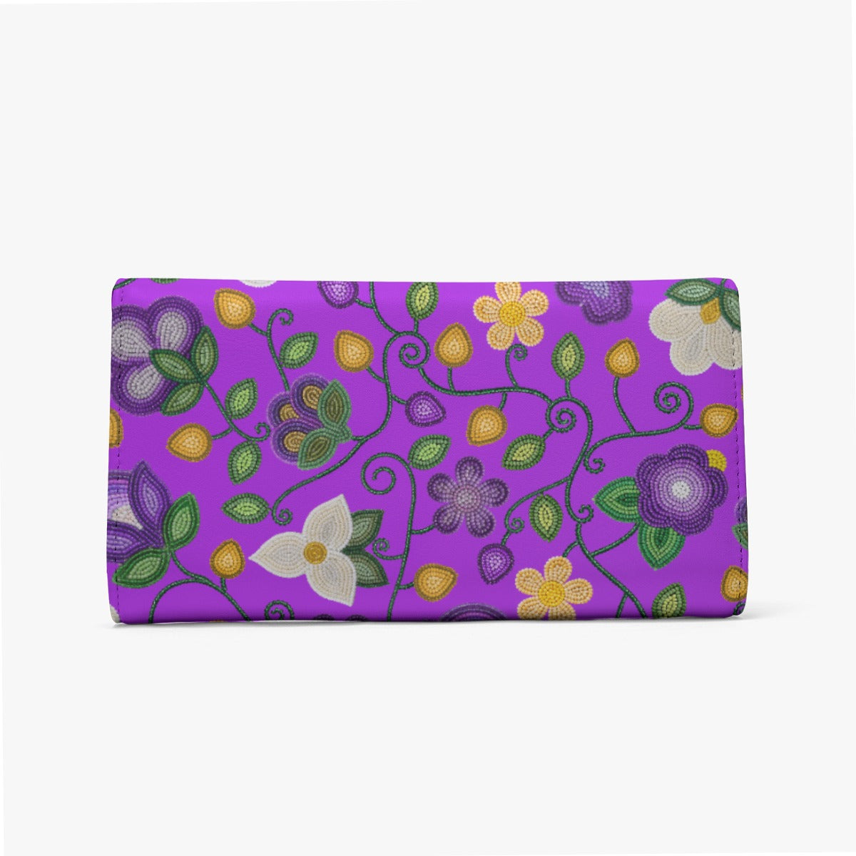 Midnight Moss Bloom Purple Foldable Wallet