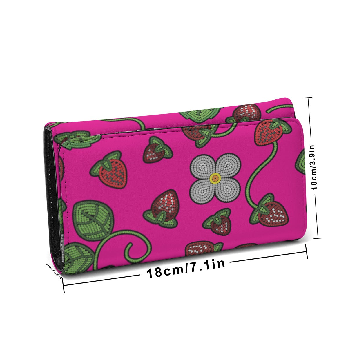 Strawberry Dreams Blush Foldable Wallet