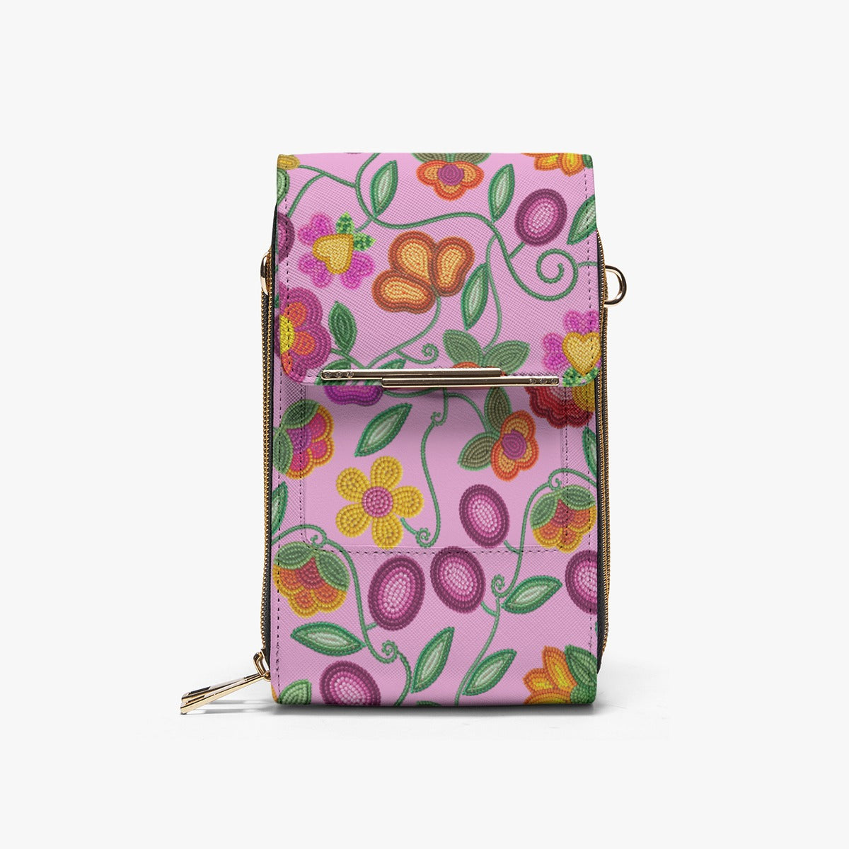 Boreal Bounty Pink Mobile Phone Chest Bag