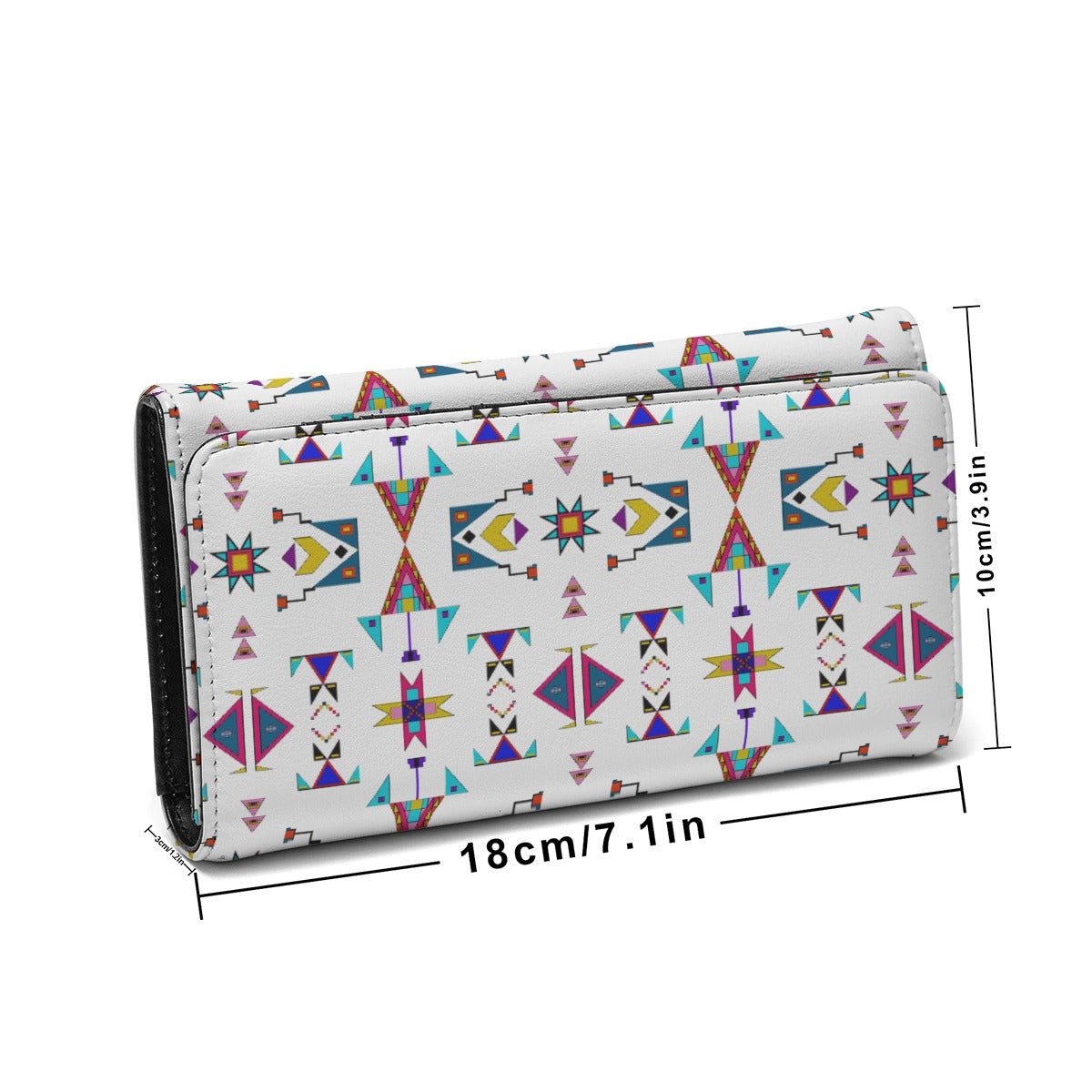 Enemy Territory White Foldable Wallet