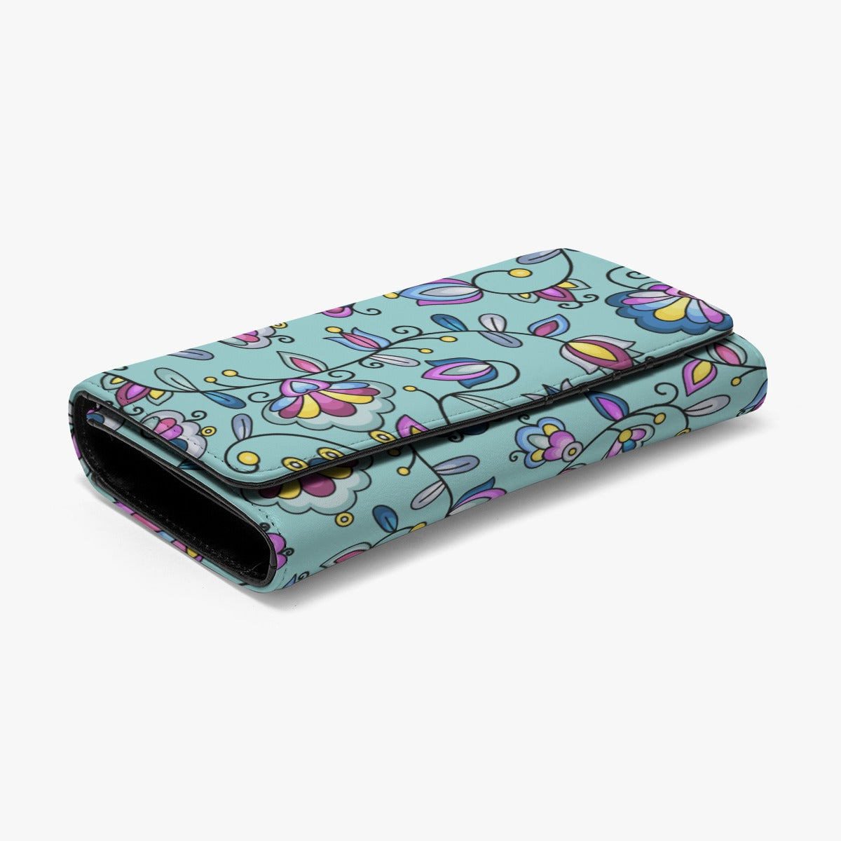 Autumn Bundle Blessing Turquoise Foldable Wallet