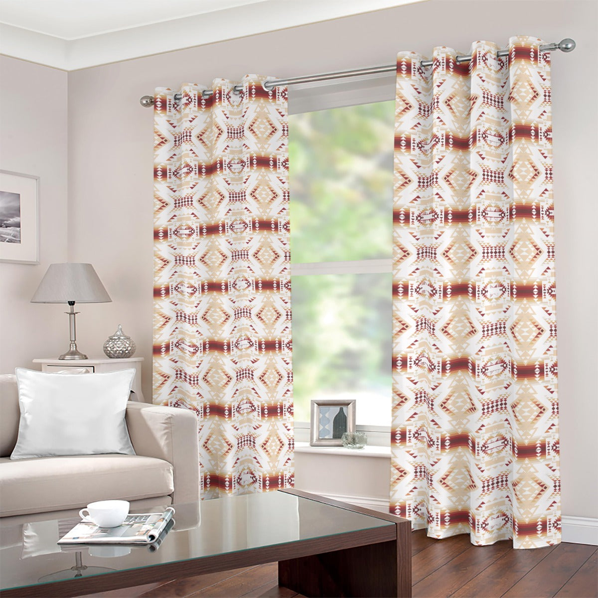 Gathering Clay Blackout Grommet Curtains | 265(gsm)
