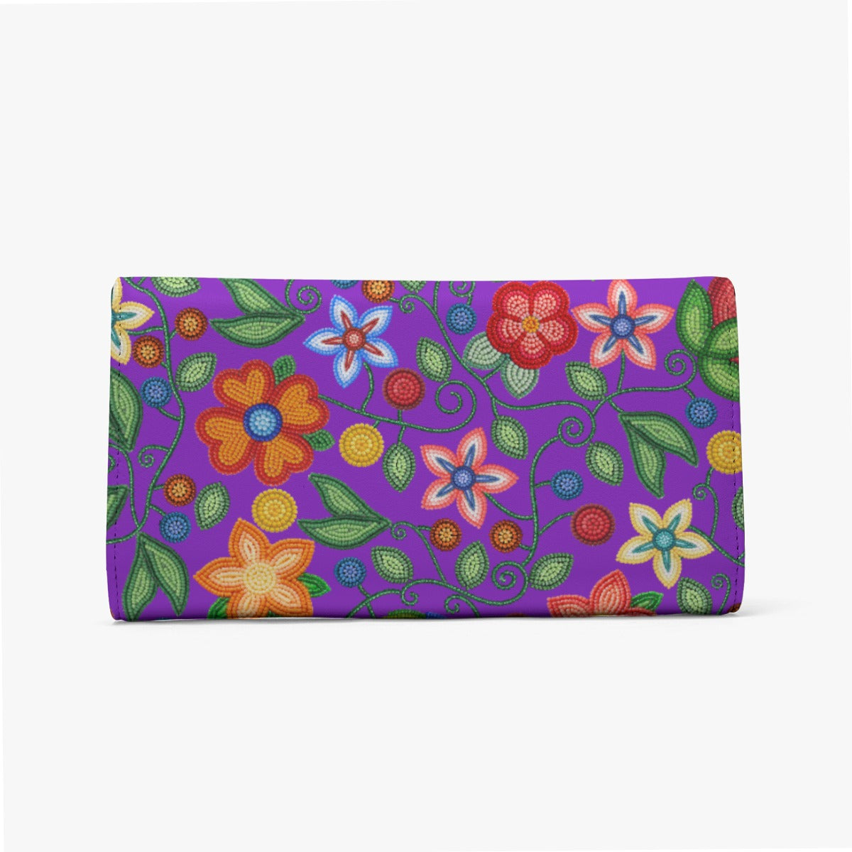 Morning Harmony Purple Foldable Wallet