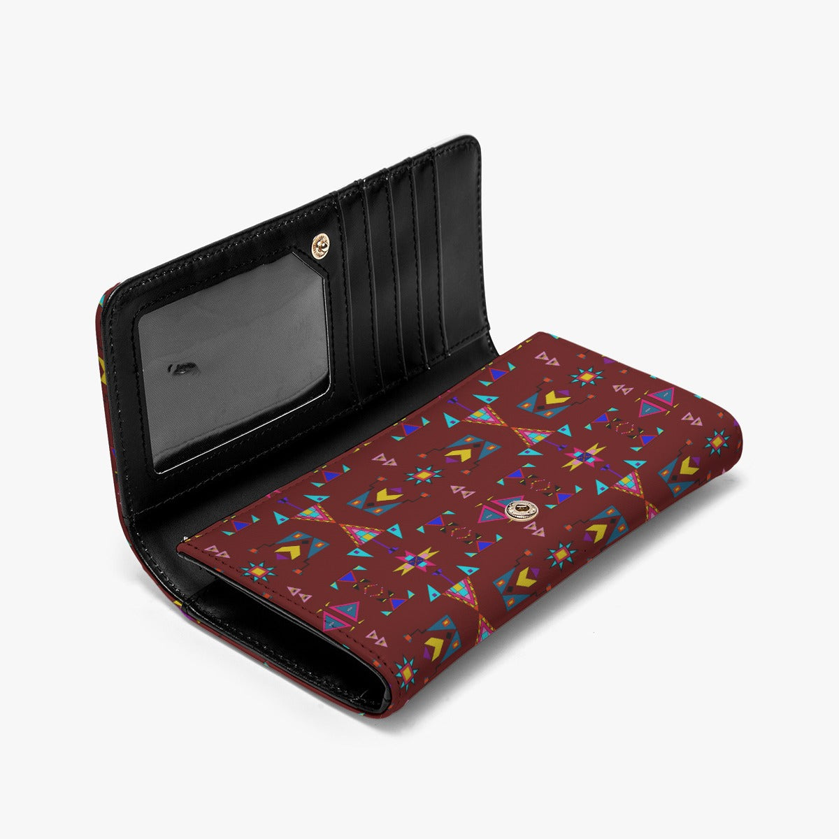 Enemy Territory Dark Maroon Foldable Wallet