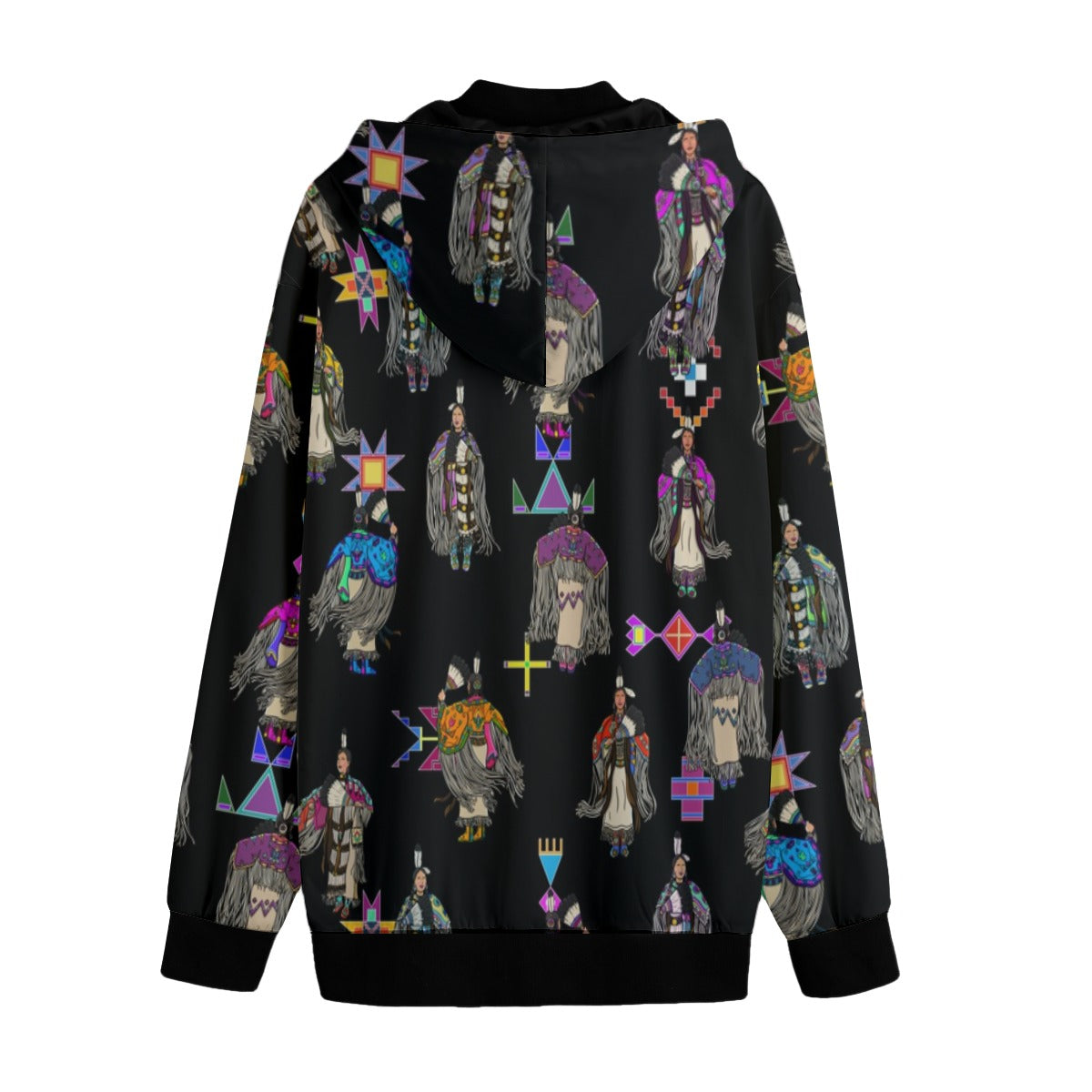 Women's Tradish Dancers Black Men's Varsity Jacket