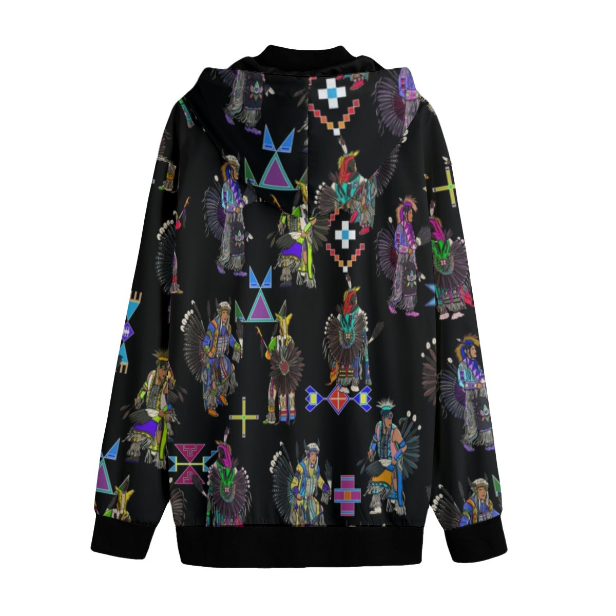 Men's Tradish Dancers Black Men's Varsity Jacket