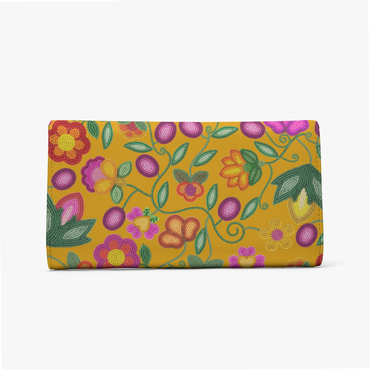 Boreal Bounty Yellow Foldable Wallet