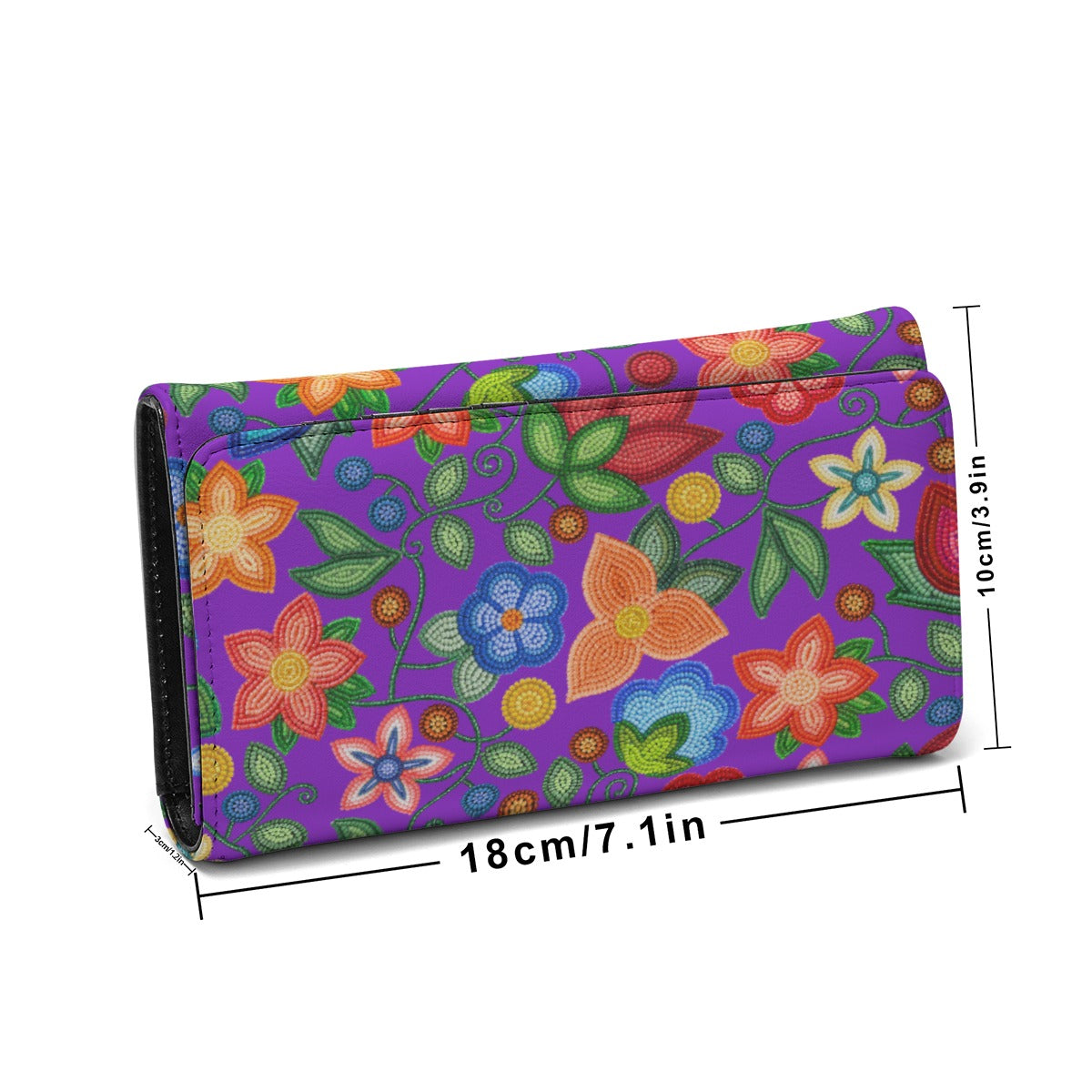 Morning Harmony Purple Foldable Wallet