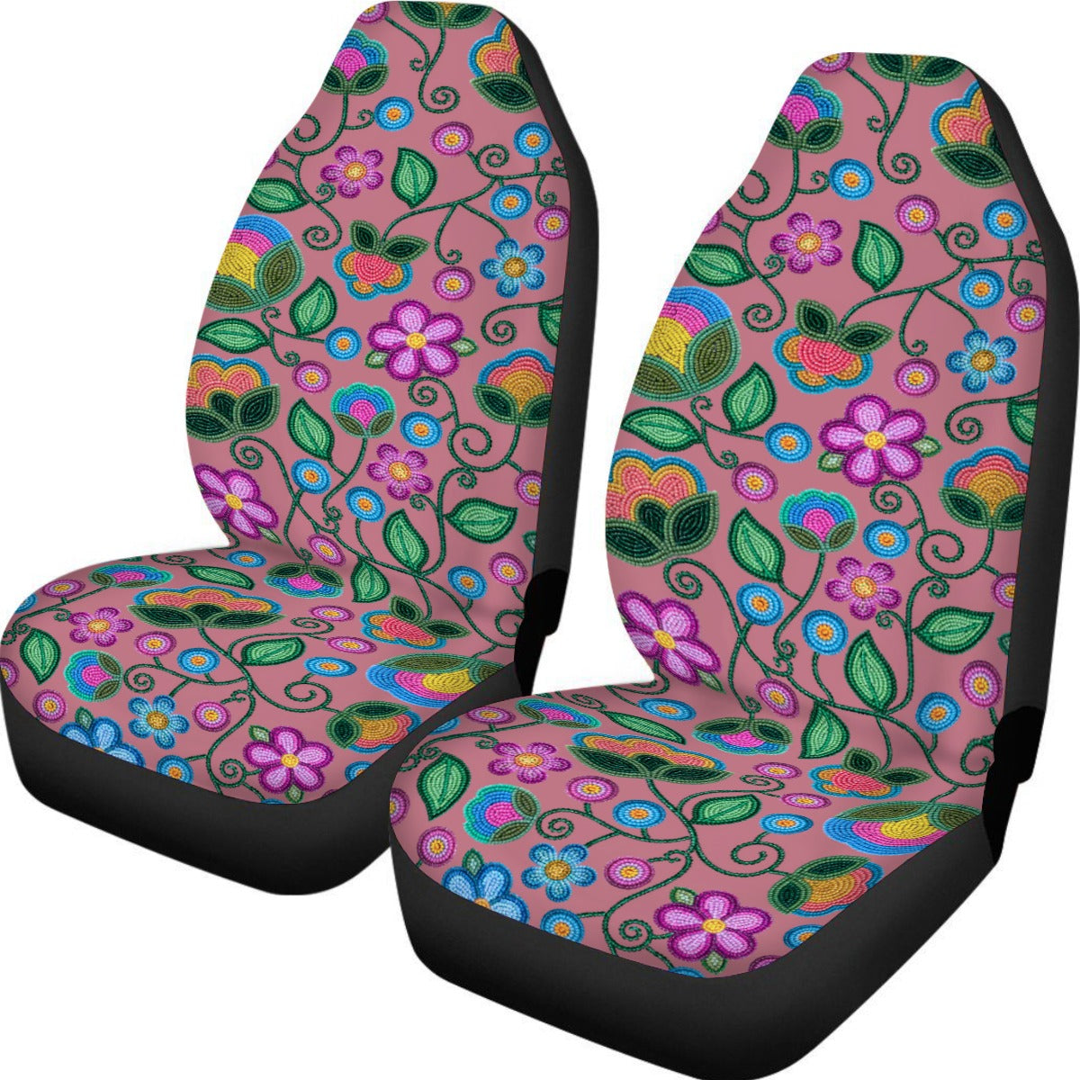 Turquoise Sunbeam Peach Universal Car Seat Cover With Thickened Back