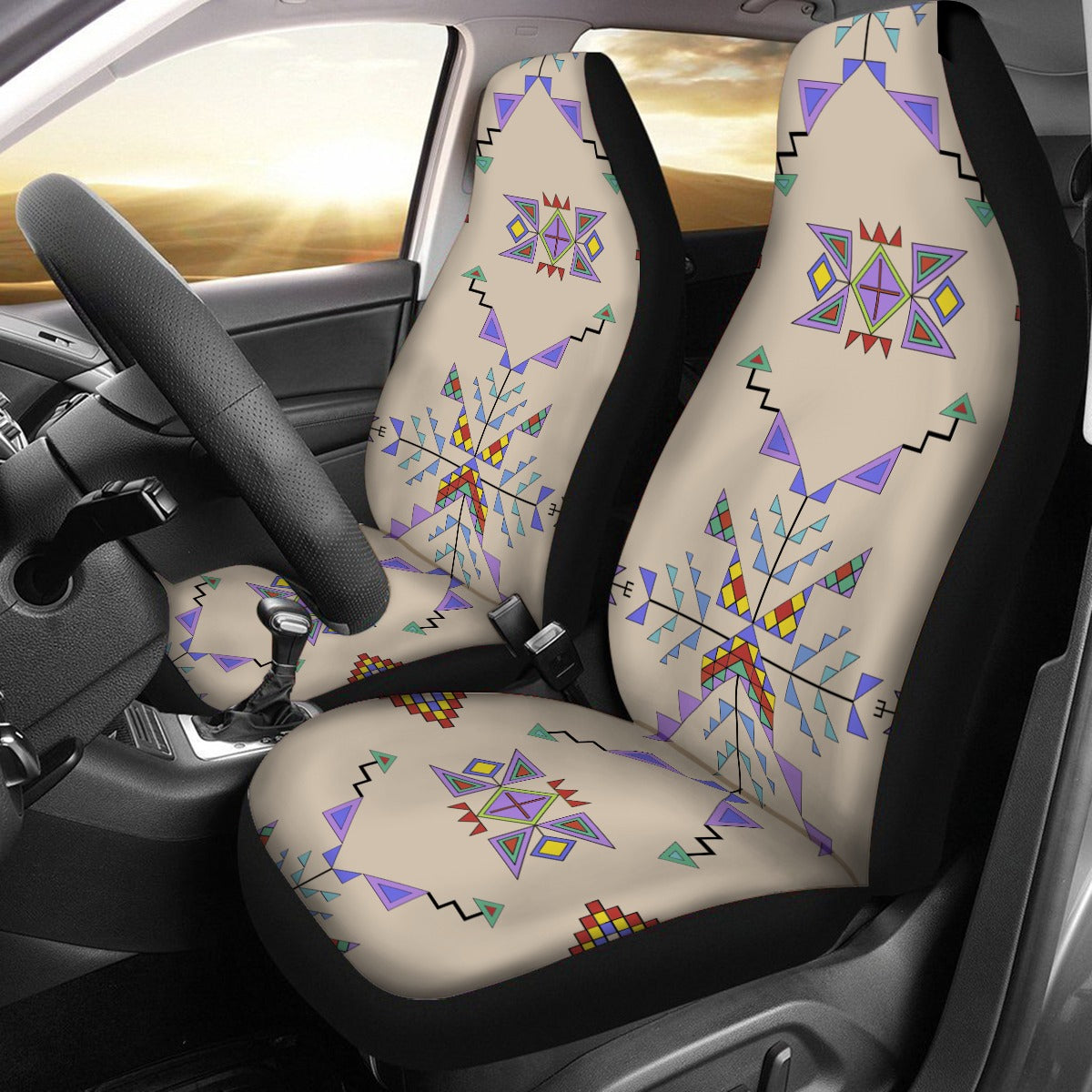 Buffalo Jump Hide Universal Car Seat Cover With Thickened Back
