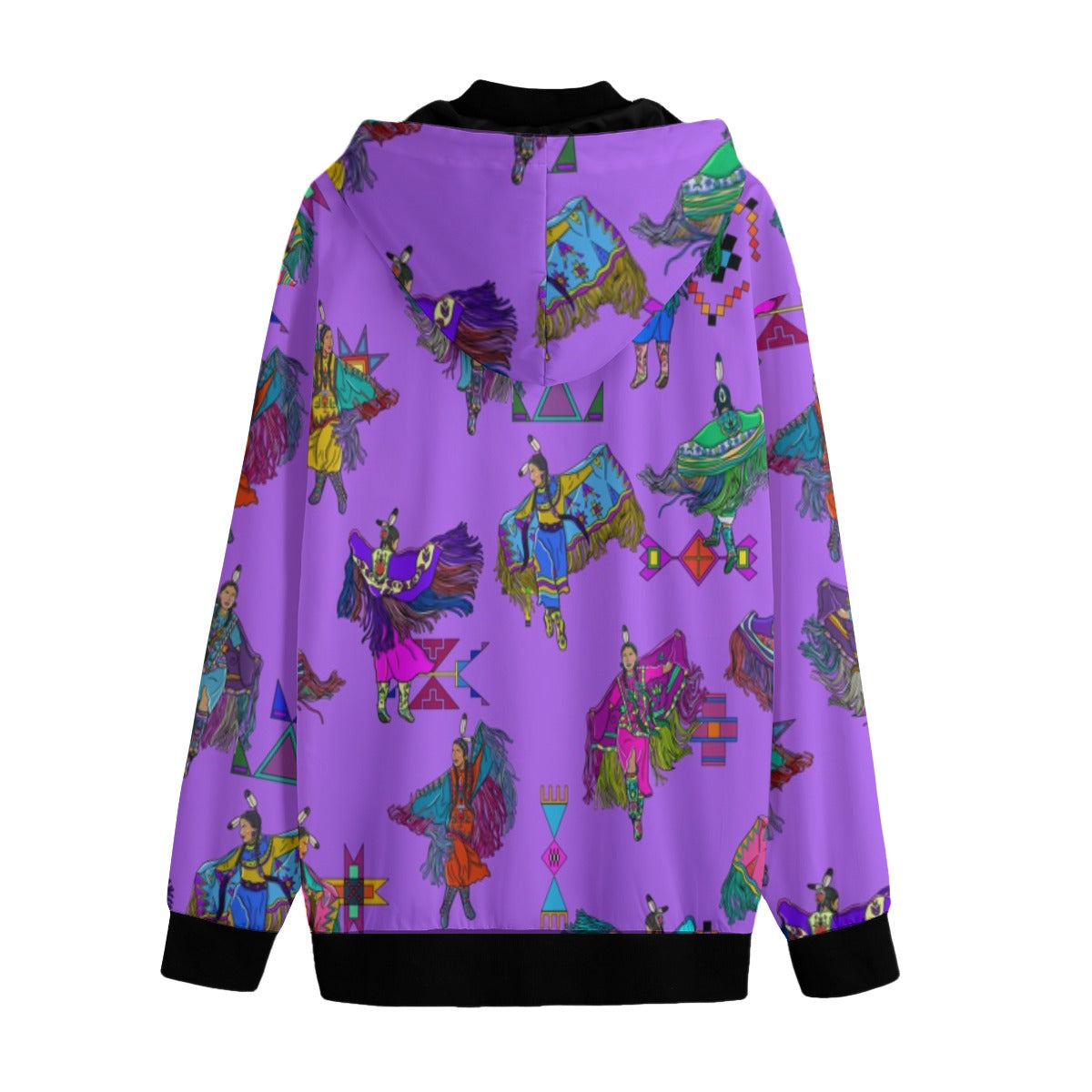 Women's Fancy Dancers Purple Men's Varsity Jacket