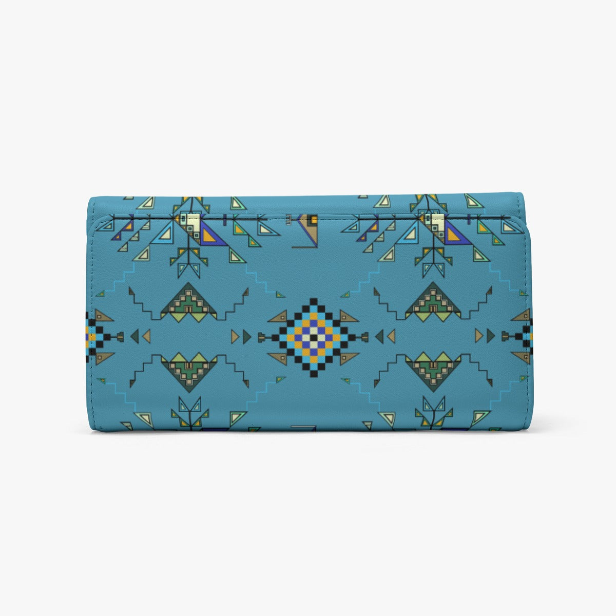 Bear Shield Blue Foldable Wallet