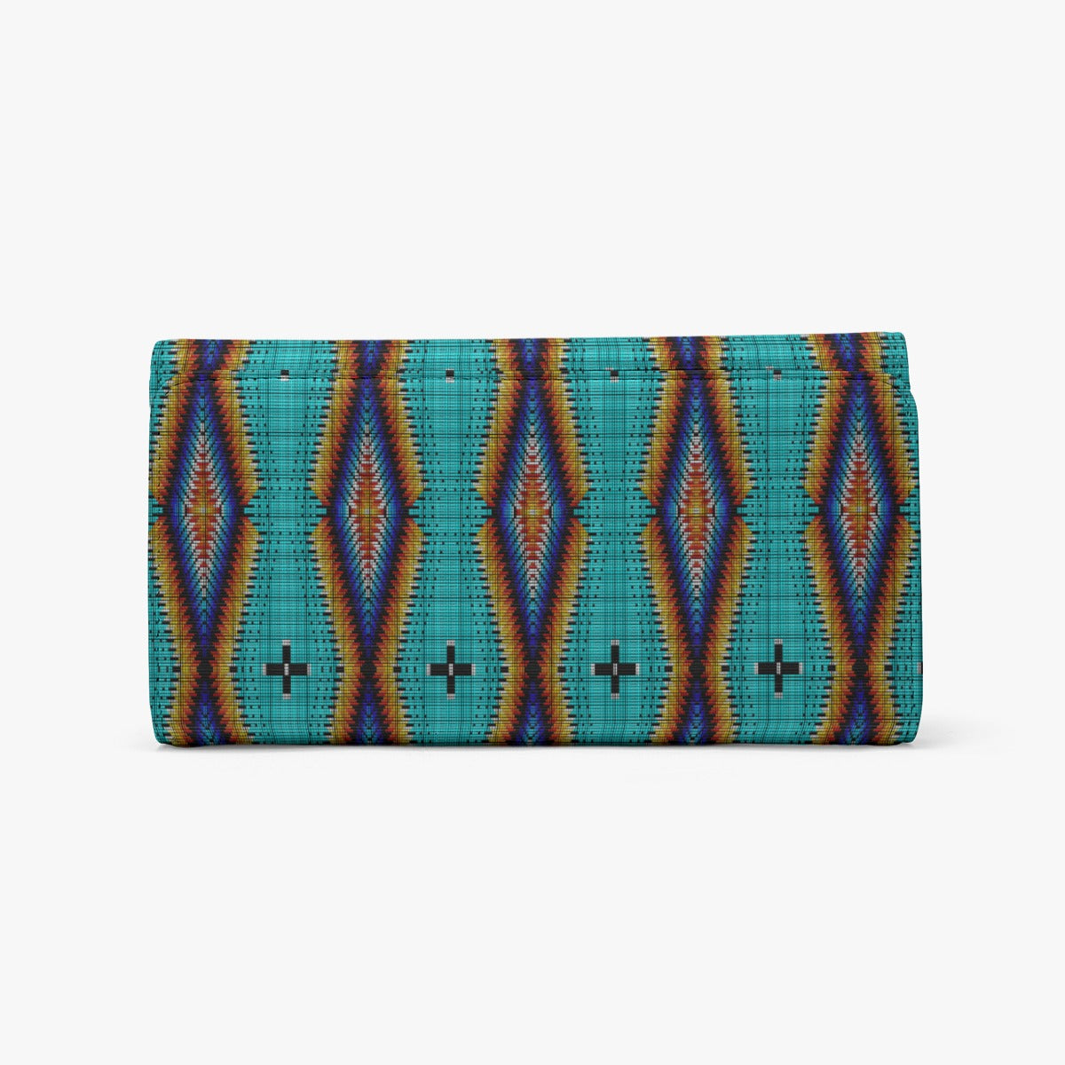Diamond in the Bluff Turquoise Foldable Wallet