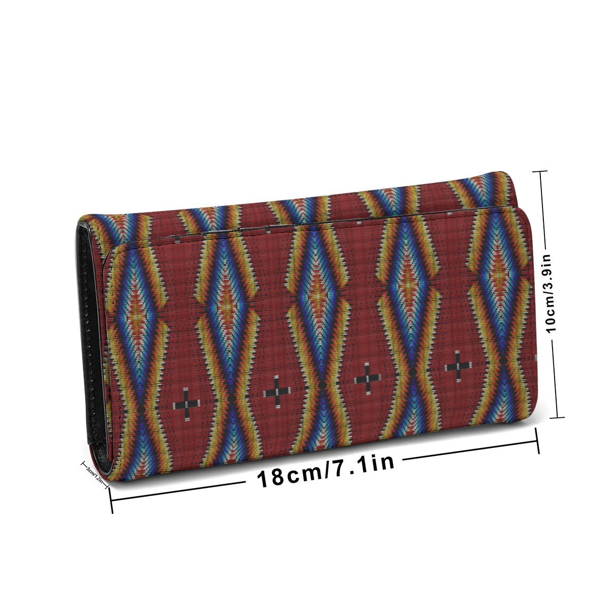 Diamond in the Bluff Red Foldable Wallet