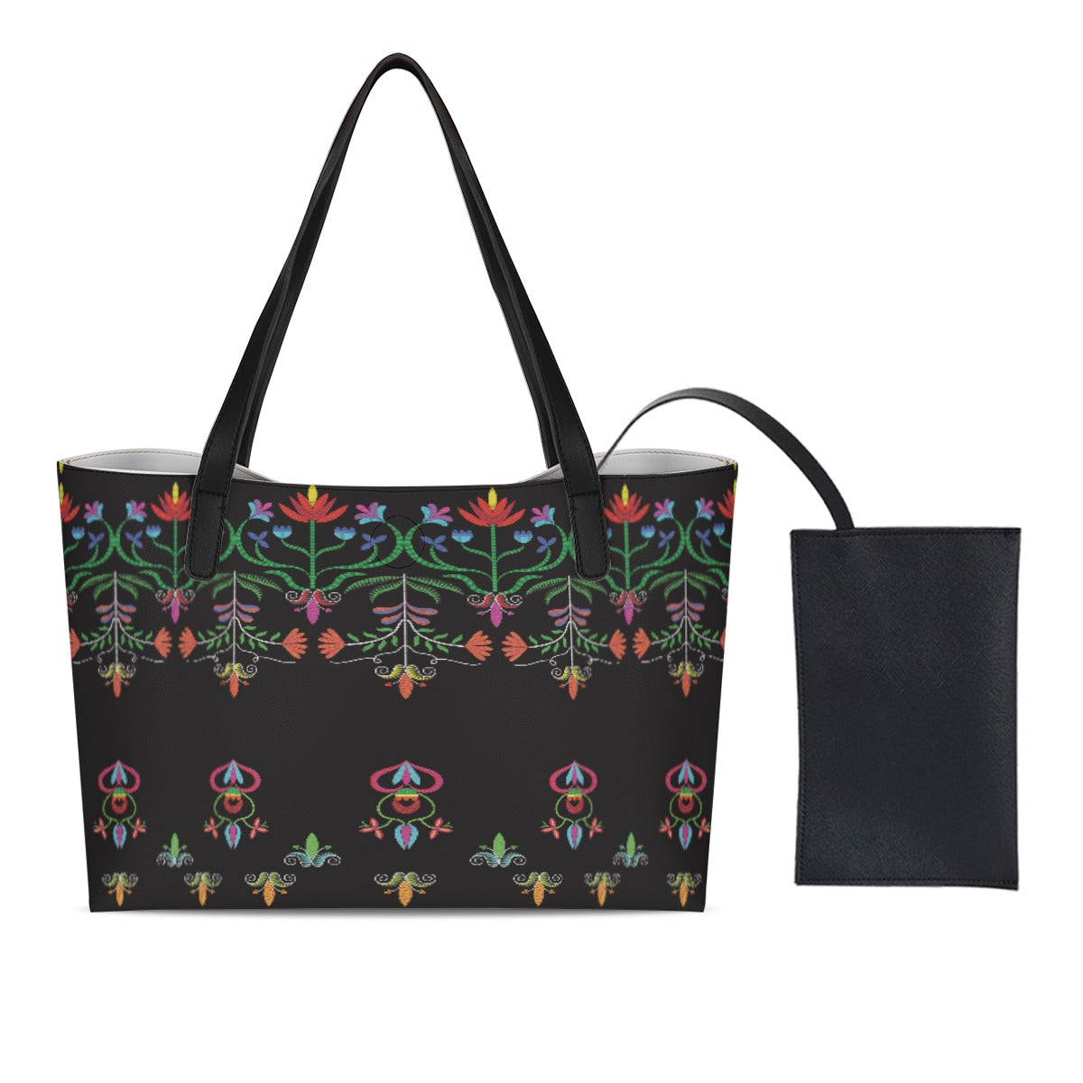 Metis Corn Mother Shopping Tote Bag With Black Mini Purse