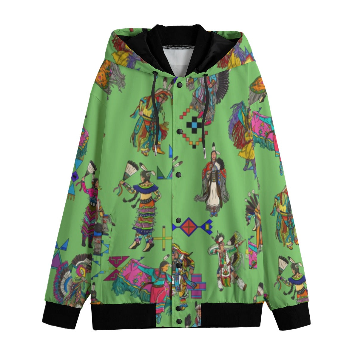 Grand Entry Dancers Grass Men's Varsity Jacket