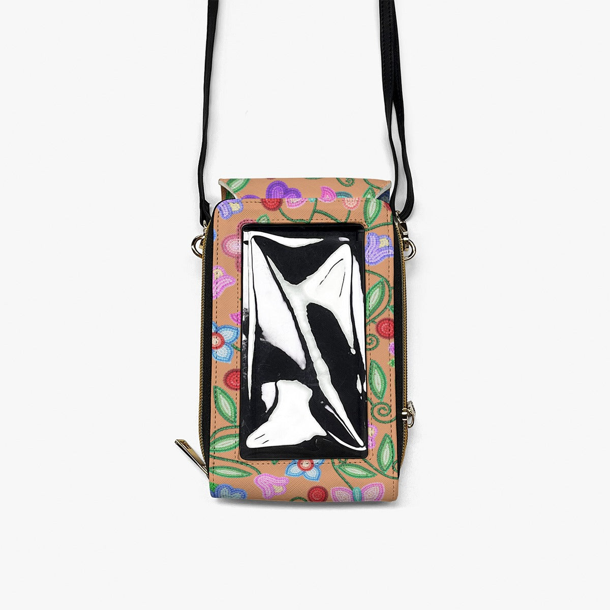 Petal Harmony Terracotta Mobile Phone Chest Bag