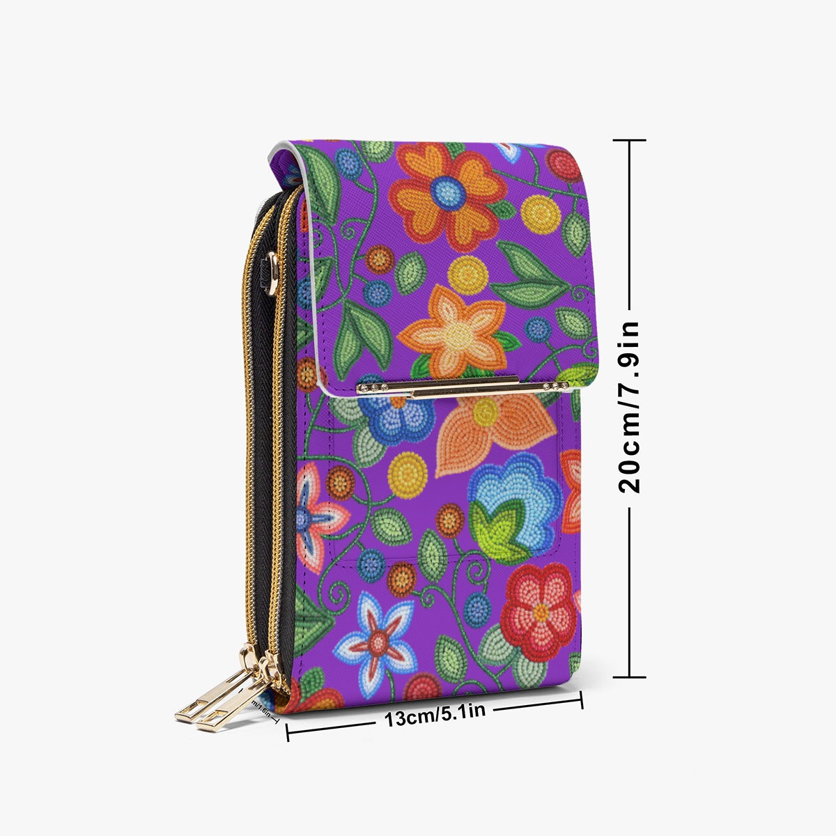 Morning Harmony Purple Mobile Phone Chest Bag