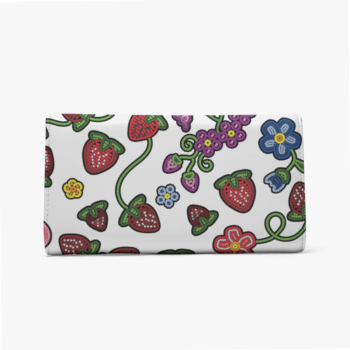 Berry Pop White Foldable Wallet