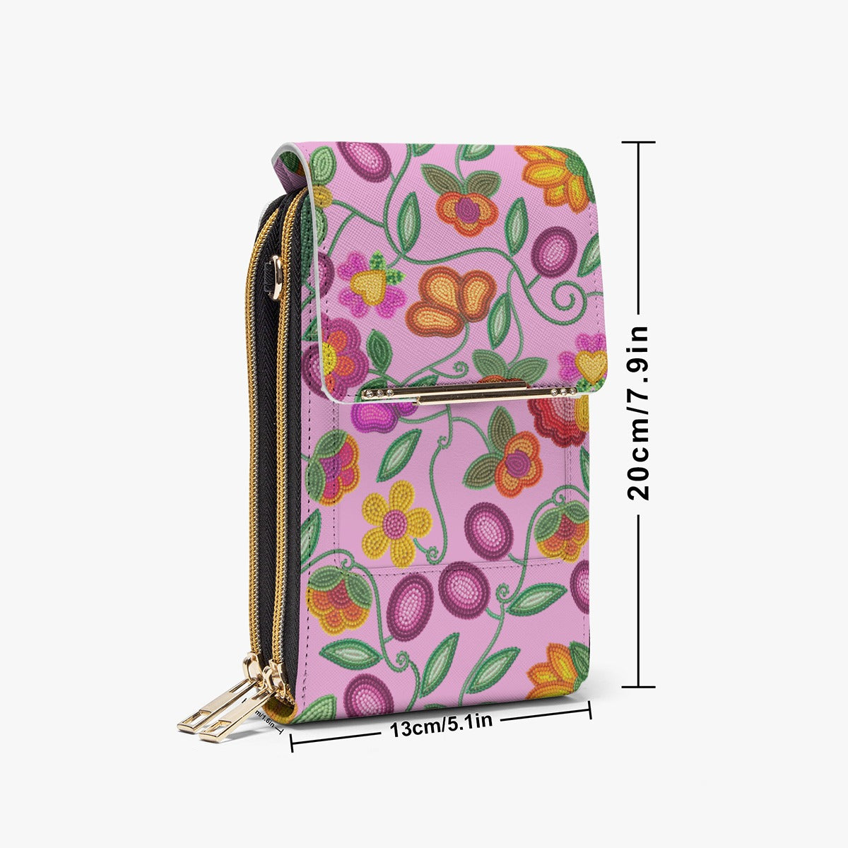 Boreal Bounty Pink Mobile Phone Chest Bag
