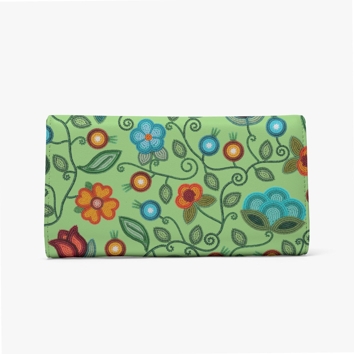 Prairie Fire Petals Sage Foldable Wallet