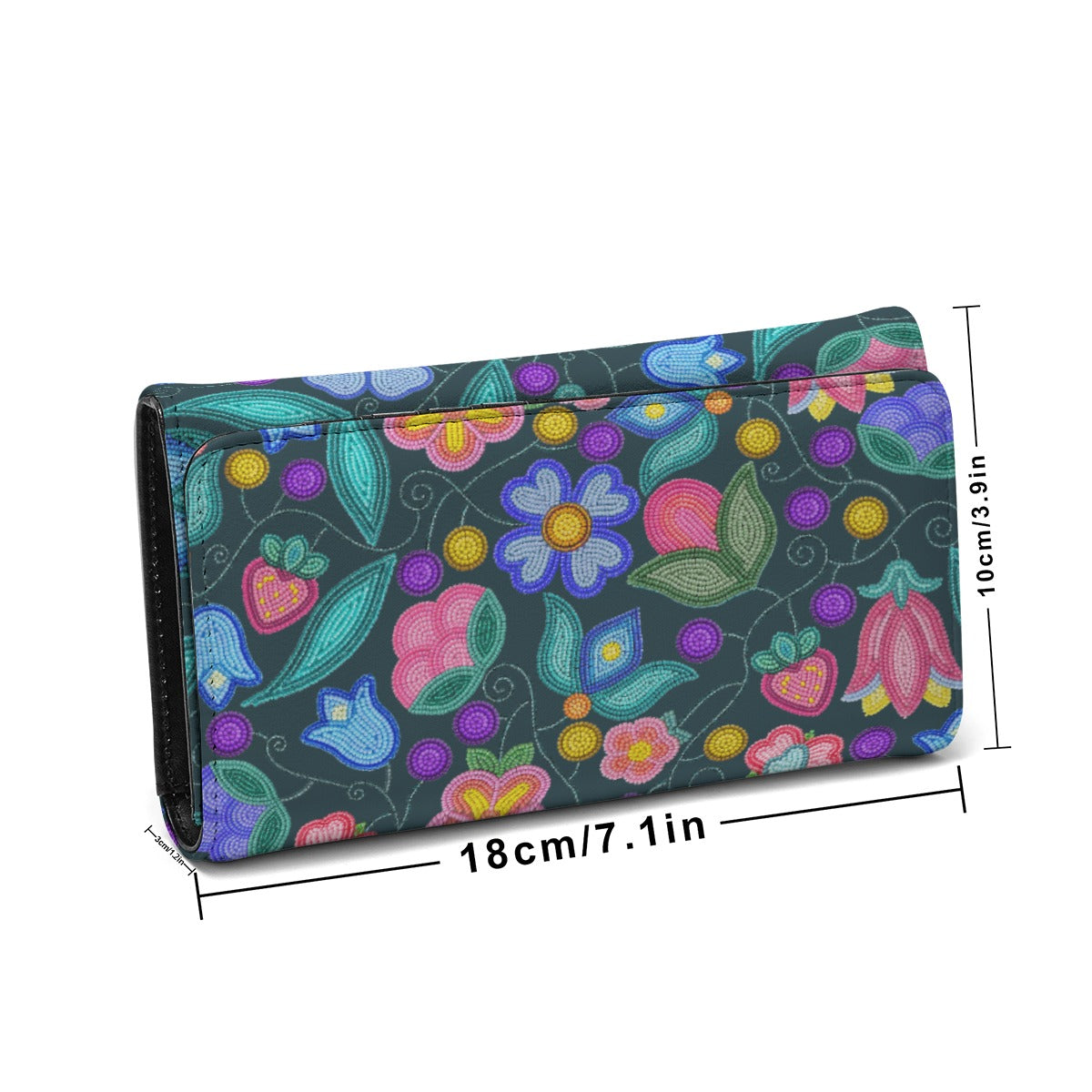 Sweet Offering Dark Teal Foldable Wallet