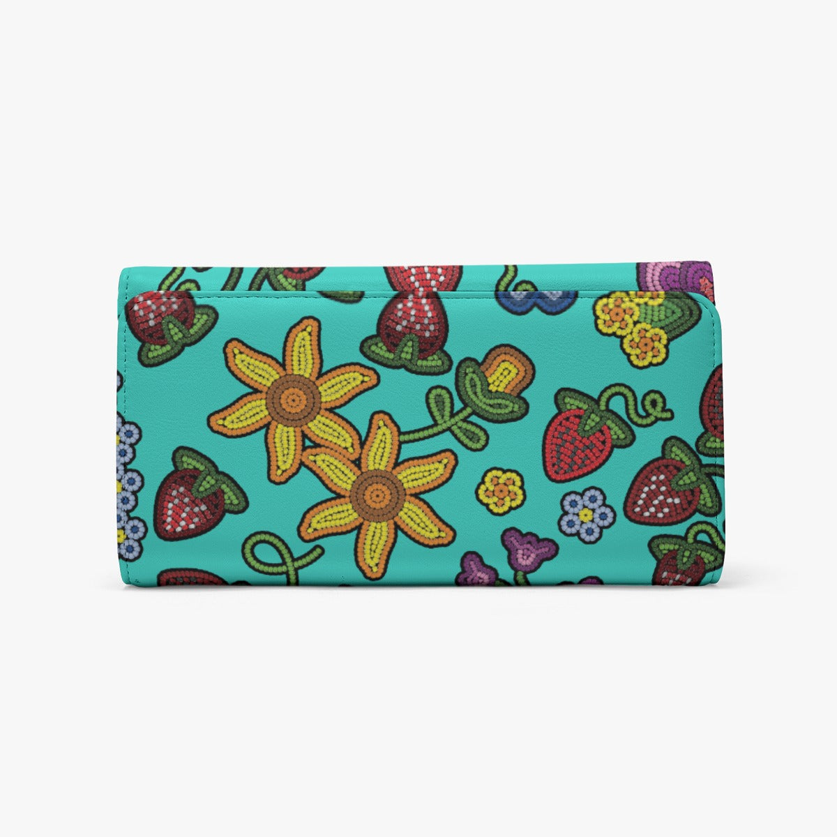 Berry Pop Turquoise Foldable Wallet