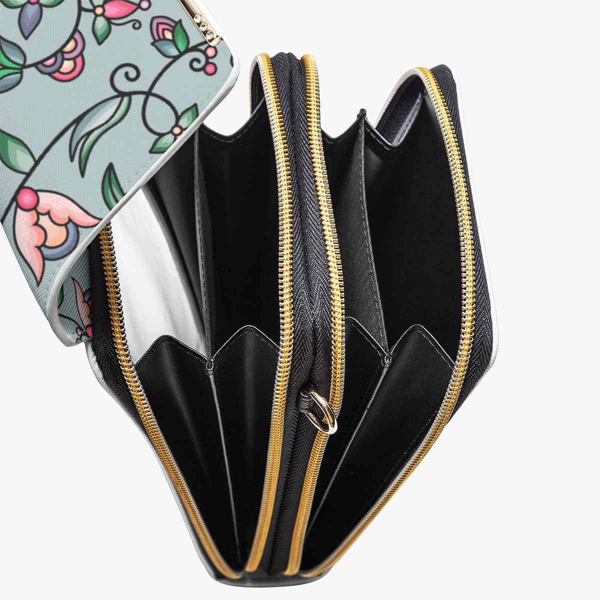 Amber Evening Garland Turquoise Mobile Phone Chest Bag