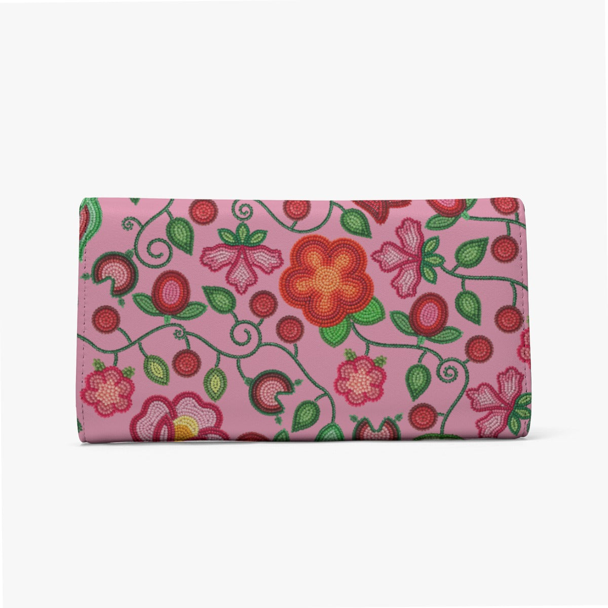 Rose Reverie Pink Foldable Wallet