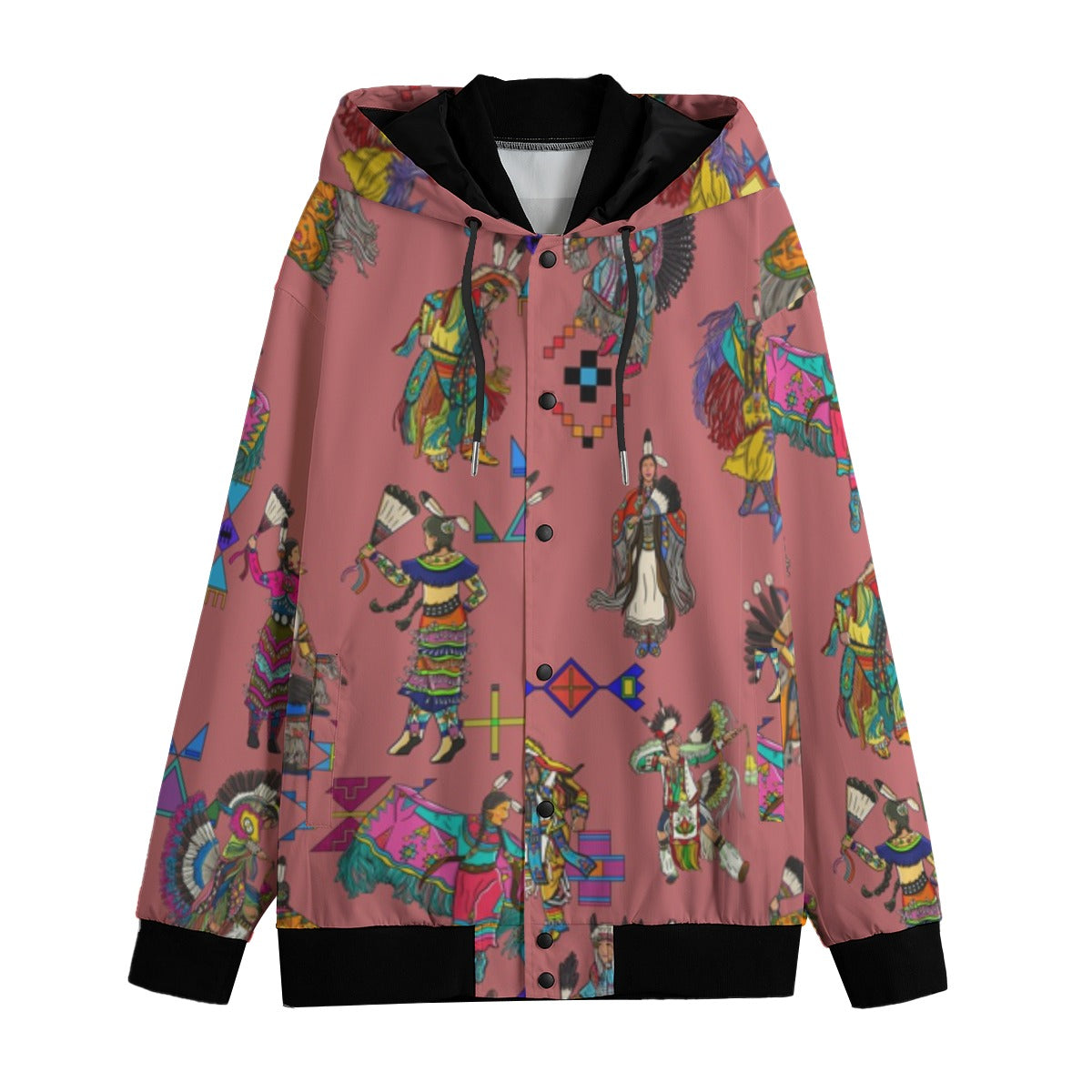 Grand Entry Dancers Terra Cotta Men's Varsity Jacket