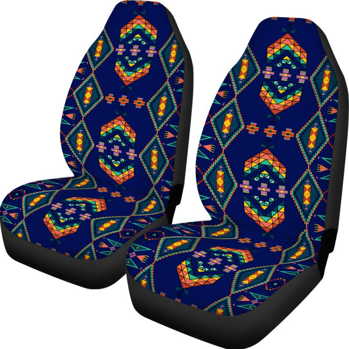 Travois Tipi Blue Universal Car Seat Cover With Thickened Back