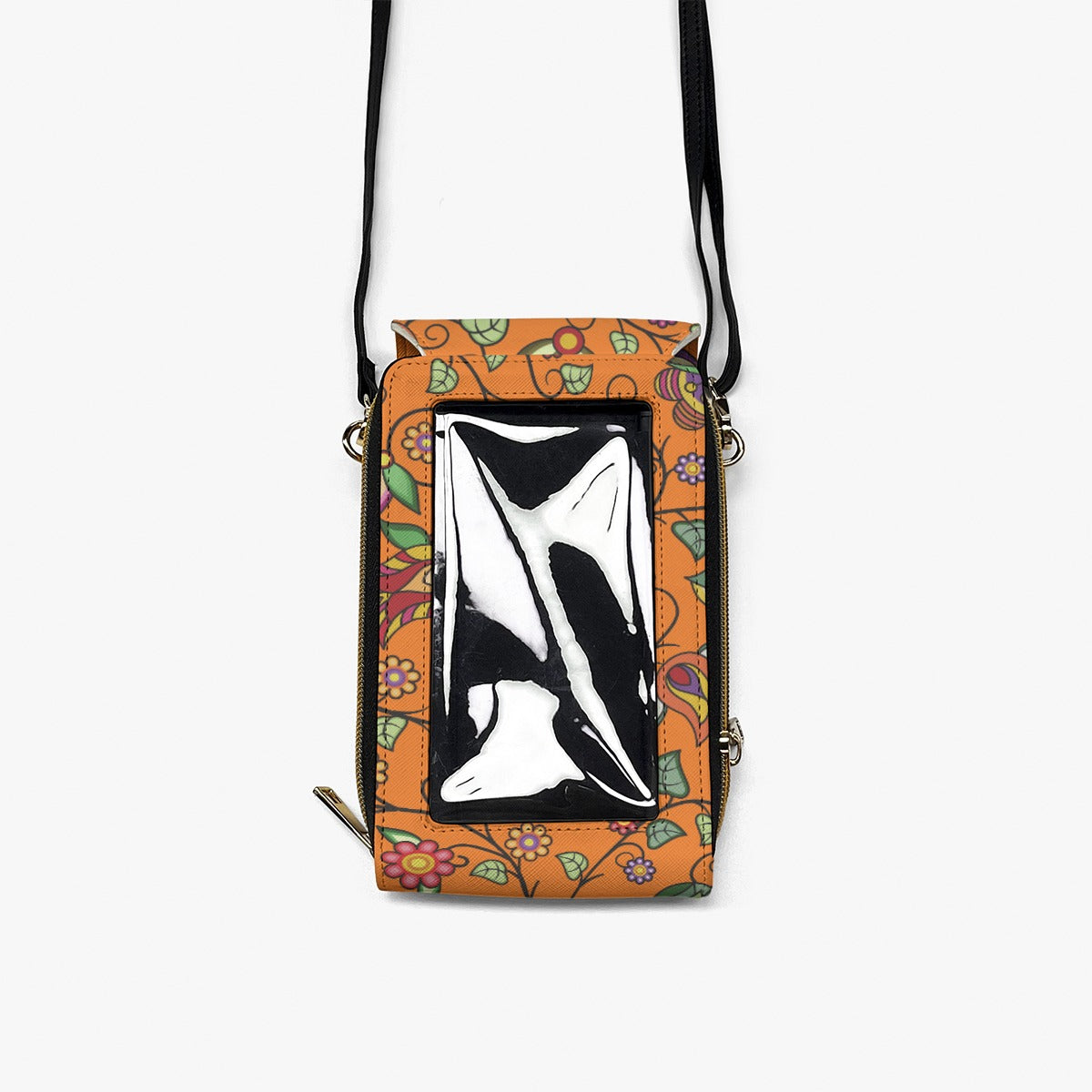 Heartbeat Petals ECM Orange Mobile Phone Chest Bag
