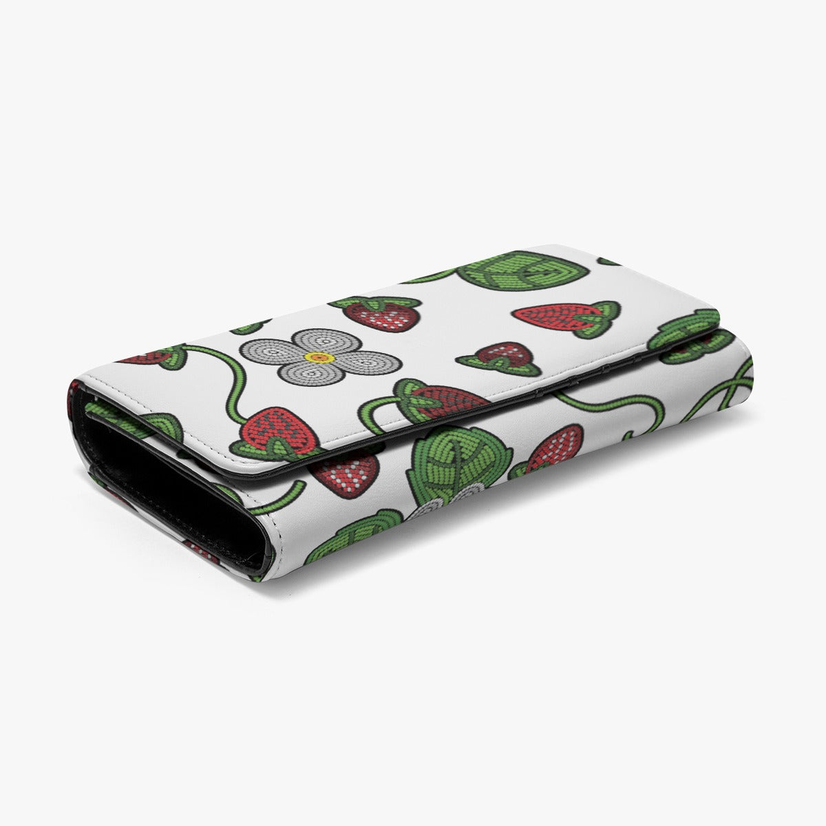 Strawberry Dreams White Foldable Wallet