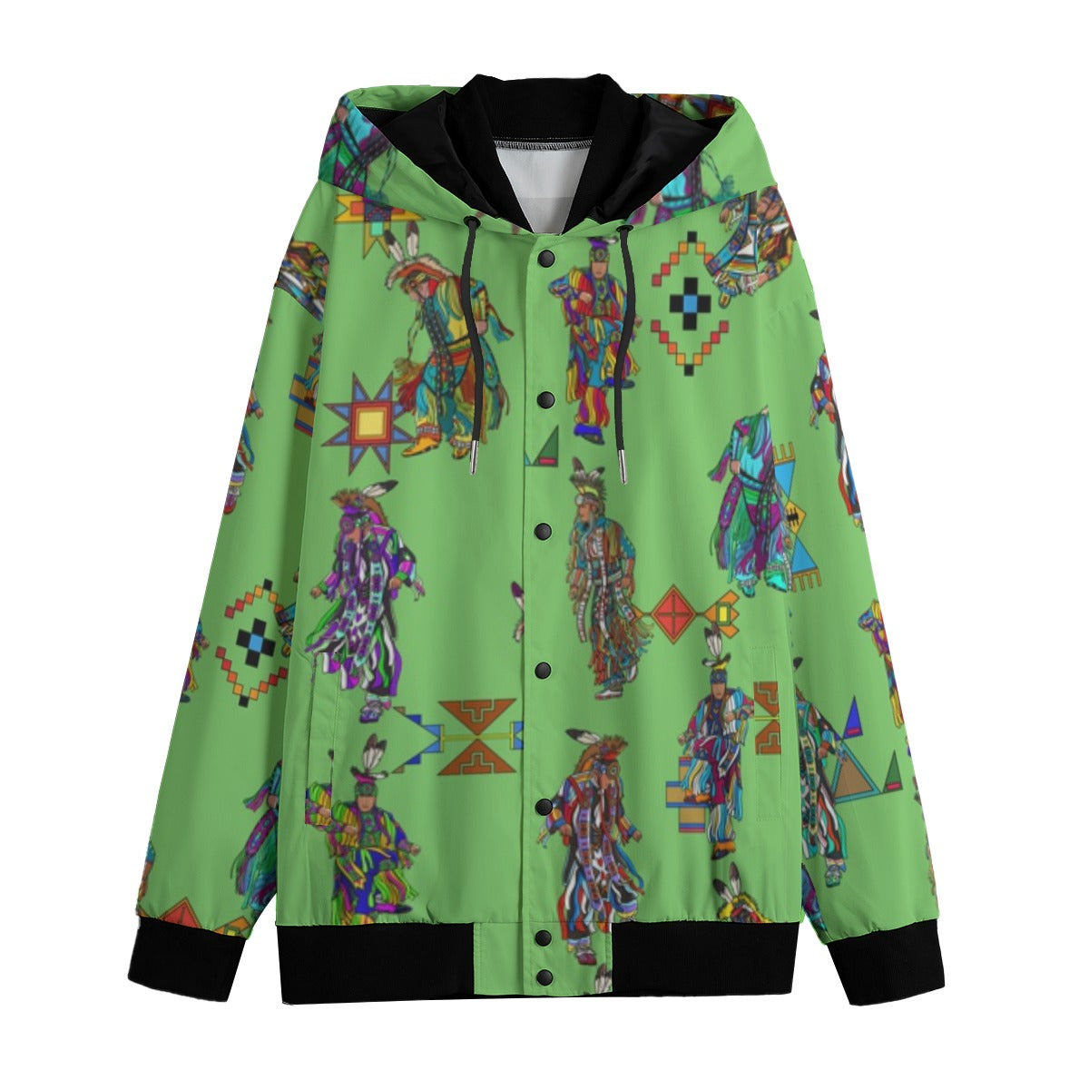 Men's Grass Dancers Grass Men's Varsity Jacket