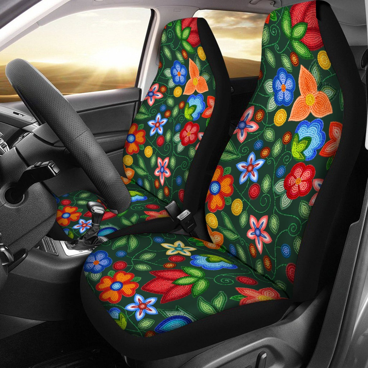 Morning Harmony Forest Universal Car Seat Cover With Thickened Back