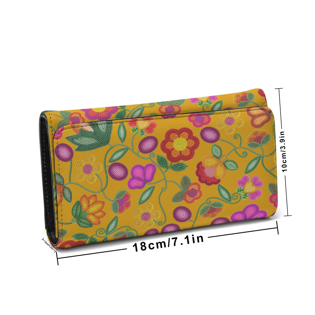 Boreal Bounty Yellow Foldable Wallet