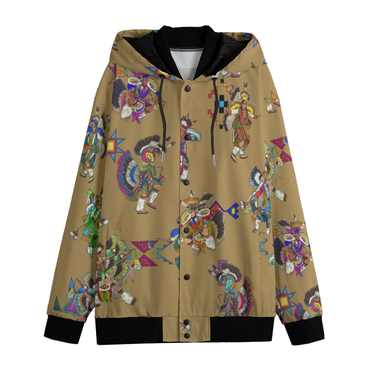 Men's Fancy Dancers Earth Men's Varsity Jacket
