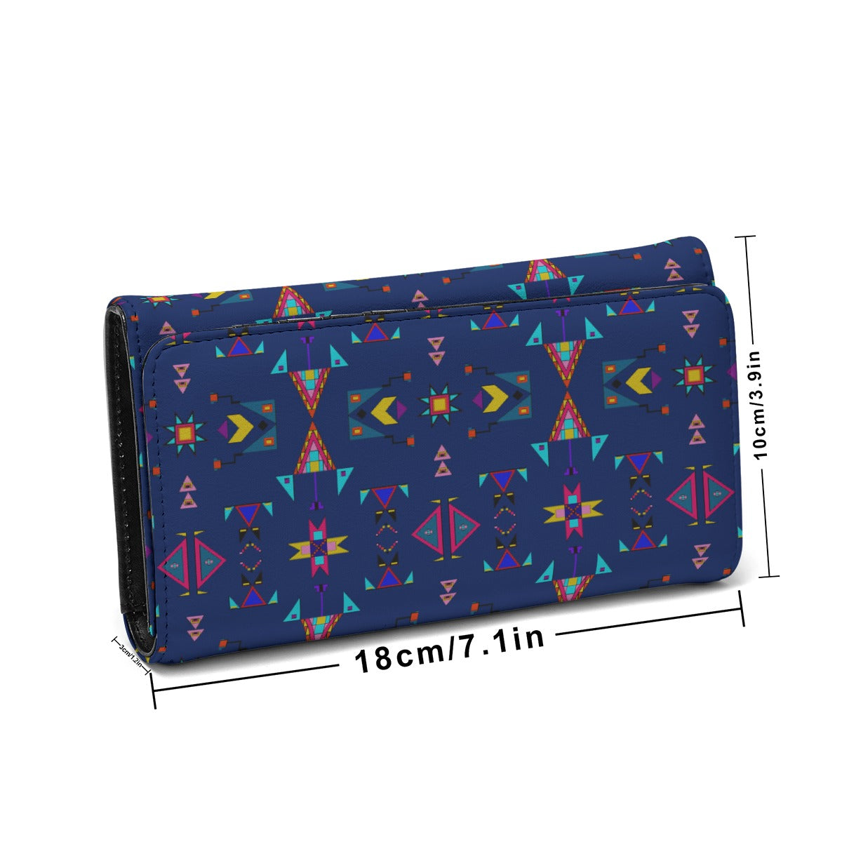 Enemy Territory Dark Navy Foldable Wallet