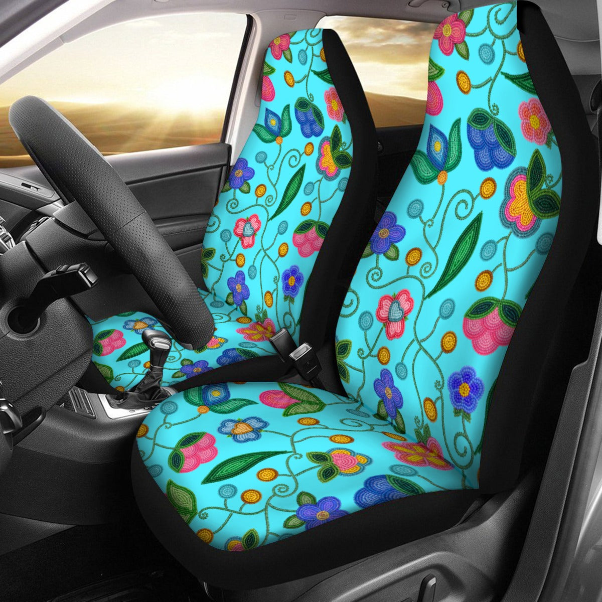 Skyberry Serenade Sky Universal Car Seat Cover With Thickened Back