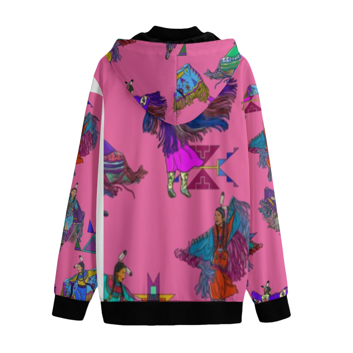 Women's Fancy Dancers Pink Men's Varsity Jacket